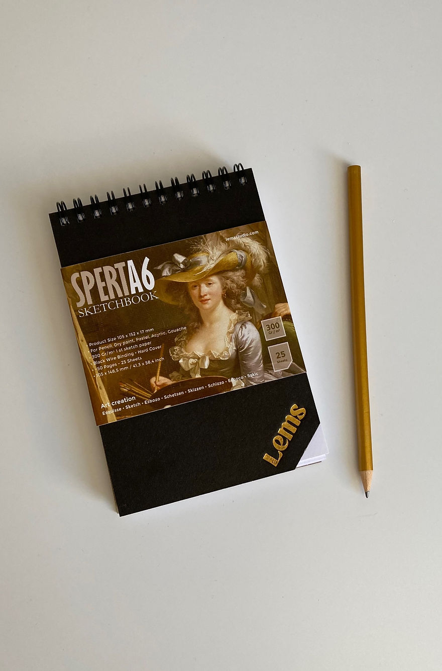 Sperta A6 300gr Sketchbook
