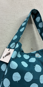 July Cotton Shoulder Bag Apple
