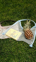 Silver - Baby Blue Mesh Bag