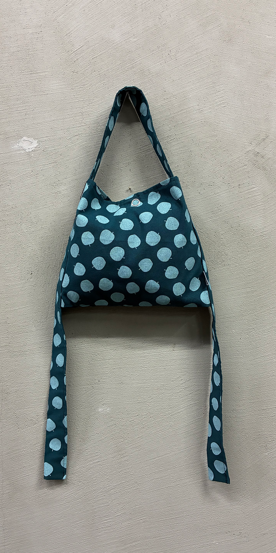 July Cotton Shoulder Bag Apple