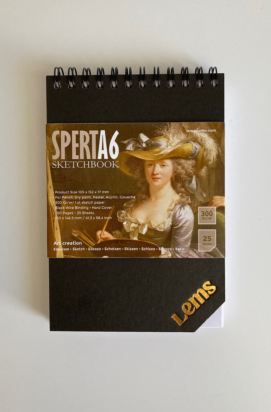 Sperta A6 300gr Sketchbook