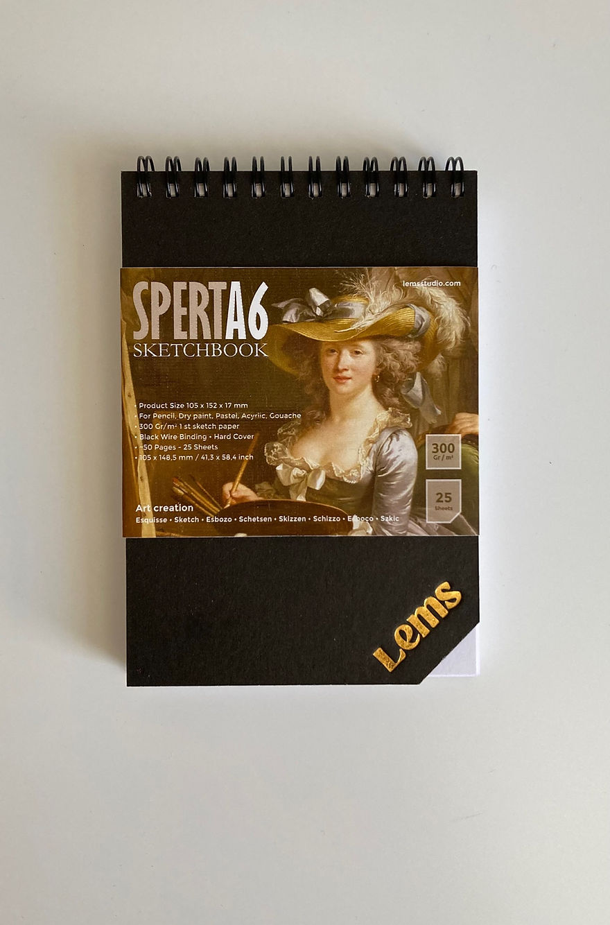 Sperta A6 300gr Sketchbook