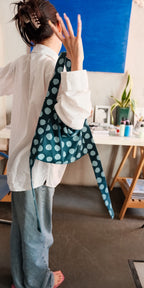 July Cotton Shoulder Bag Apple