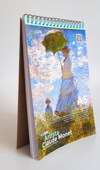 Artista Claude Monet - Woman With A Parasol 200 Gr. A5 Eskiz Defteri