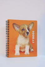 I LOVE DOGS Noktalı İnce Kapak Notebook