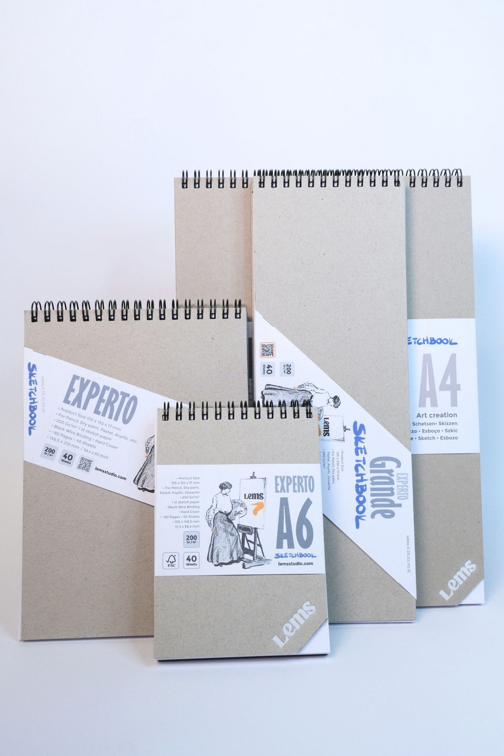 EXPERTO 4lü Set A5-A4-A6-Grande