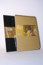 Kraft A4 - Sperta A4 Eskiz Defteri 2li SET