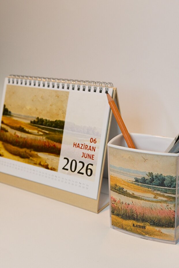 2026 Vintage Planner Takvim & Kalemlik