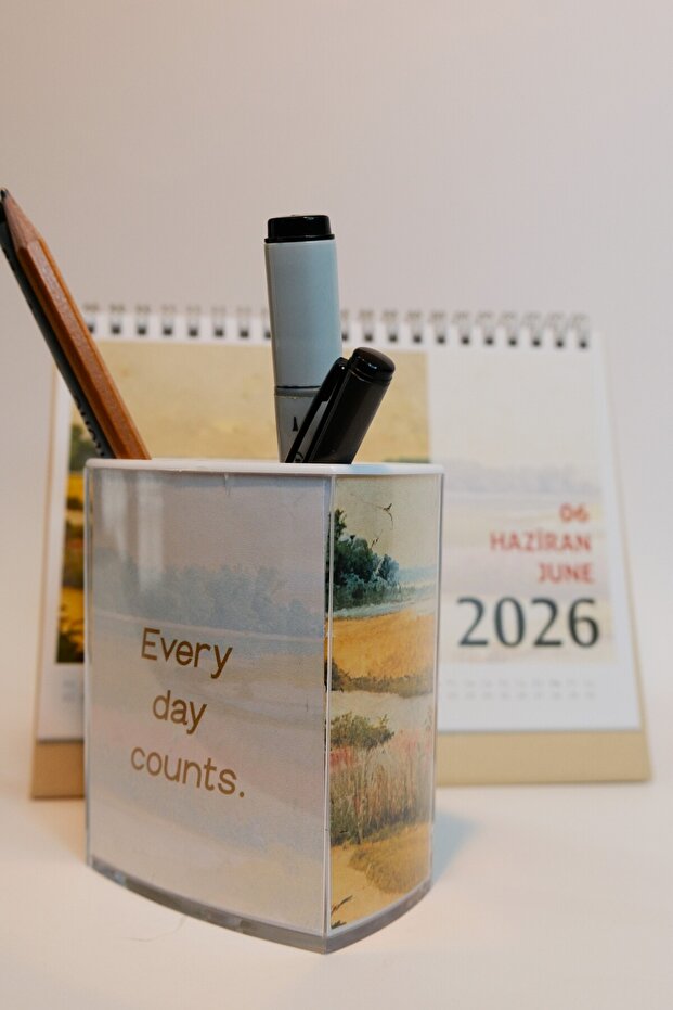 2026 Vintage Planner Takvim & Kalemlik