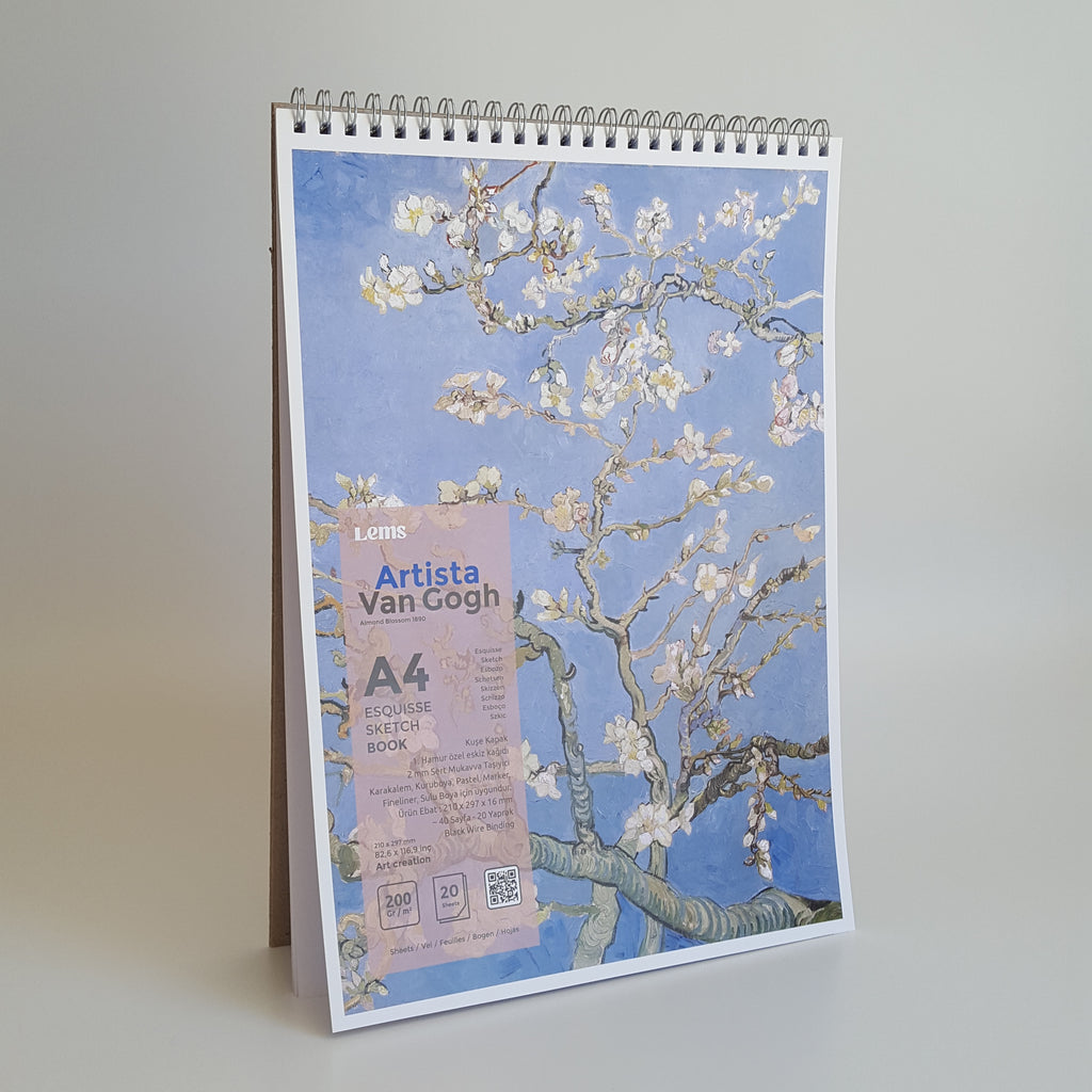 Artista Van Gogh A4 200gr 3'lü SET Eskiz Defterleri