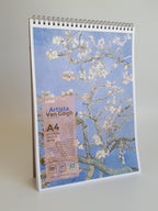 Artista Van Gogh - Almond Blossom A4 200gr. Eskiz Defteri