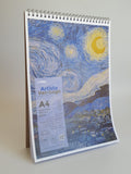 Artista Van Gogh - The Starry Night A4 200gr Eskiz Defteri