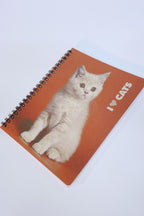 I LOVE CATS Noktalı İnce Kapak Notebook