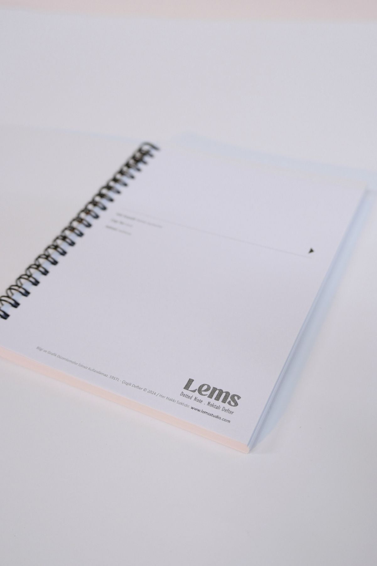 Until Sarı Noktalı İnce Kapak Notebook