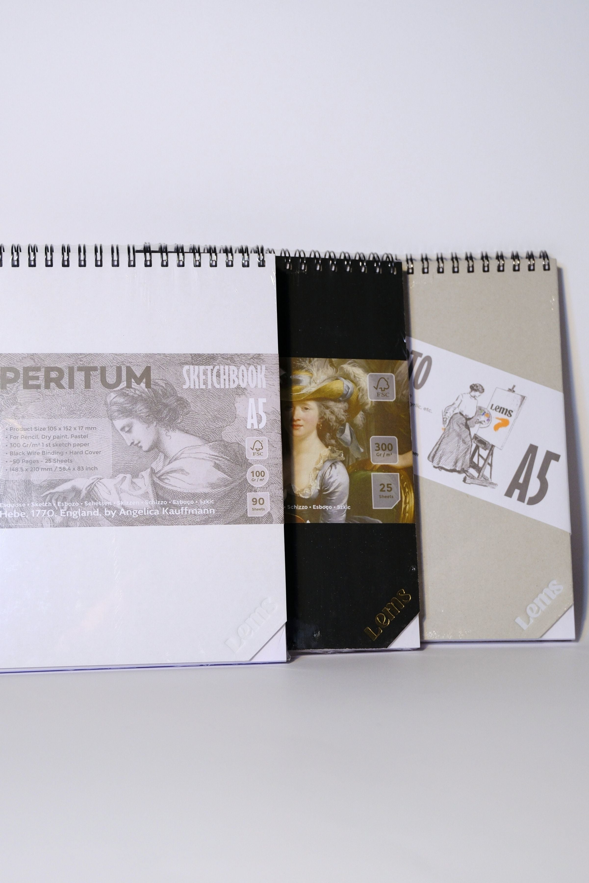 Sperta, Peritum ve Experto A5-A6 200gr, 300gr, 100gr Eskiz Defterleri SET