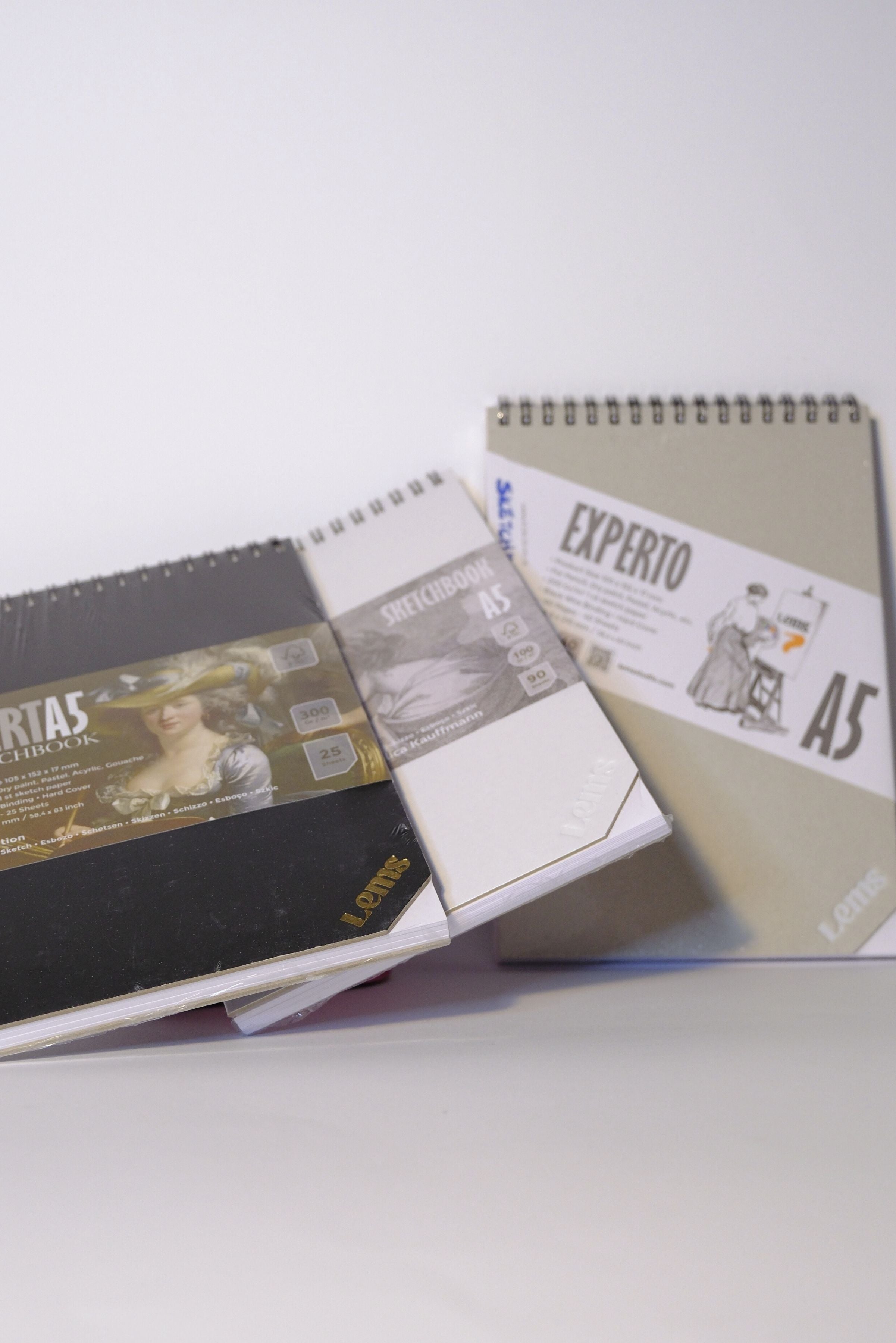 Sperta, Peritum ve Experto A5 200gr, 300gr, 100gr Eskiz Defterleri 3lü SET