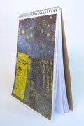 Artista Van Gogh - Starry Night Over The Rhone A4 200gr. Eskiz Defteri