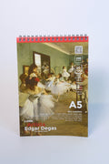 Artista Edgar Degas - The Dance Class 200 Gr. A5 Eskiz Defteri