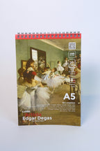 Artista Edgar Degas - The Dance Class 200 Gr. A5 Eskiz Defteri