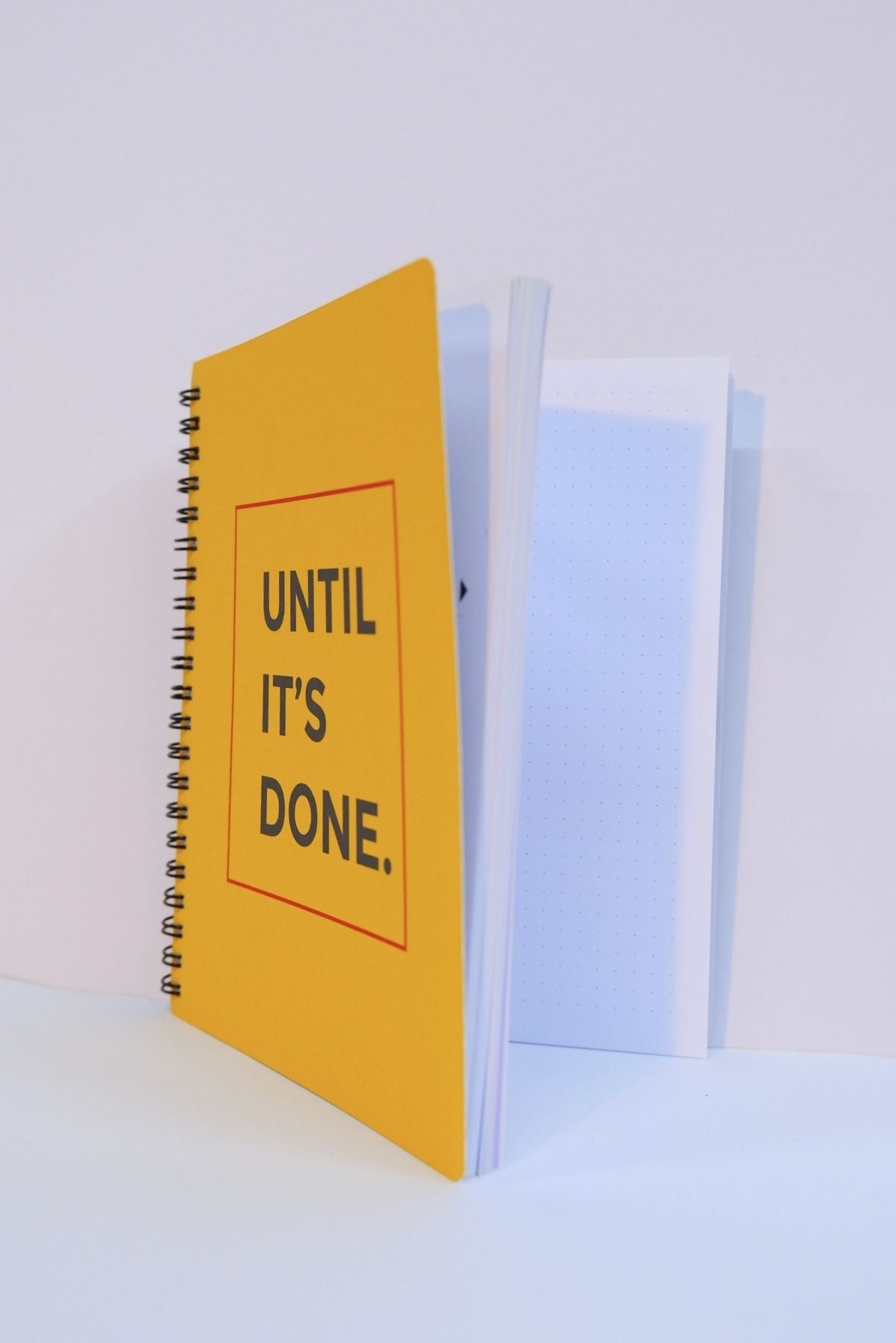 Until Sarı Noktalı İnce Kapak Notebook