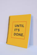 Until Sarı Noktalı İnce Kapak Notebook
