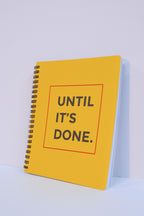 Until Sarı Noktalı İnce Kapak Notebook