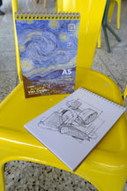 Artista Van Gogh Starry Night A5 200 Gr. Eskiz Defteri