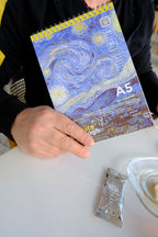 Artista Van Gogh Starry Night A5 200 Gr. Eskiz Defteri