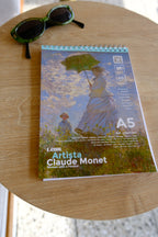 Artista Claude Monet - Woman With A Parasol 200 Gr. A5 Eskiz Defteri
