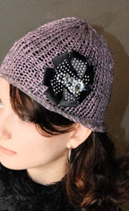 Polka Dot Rosette Brooch