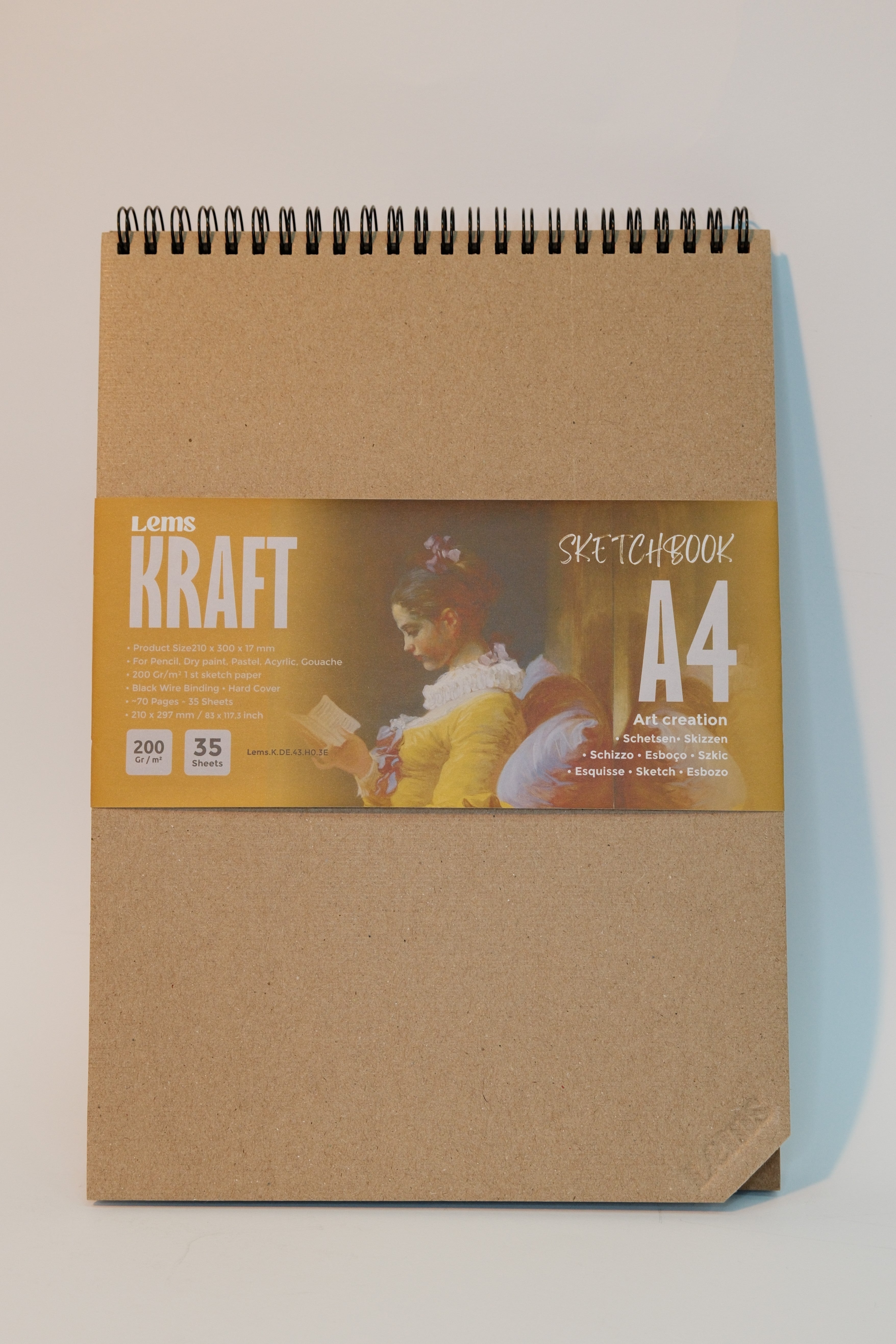 Kraft A4 200gr Eskiz Defteri Sketchbook