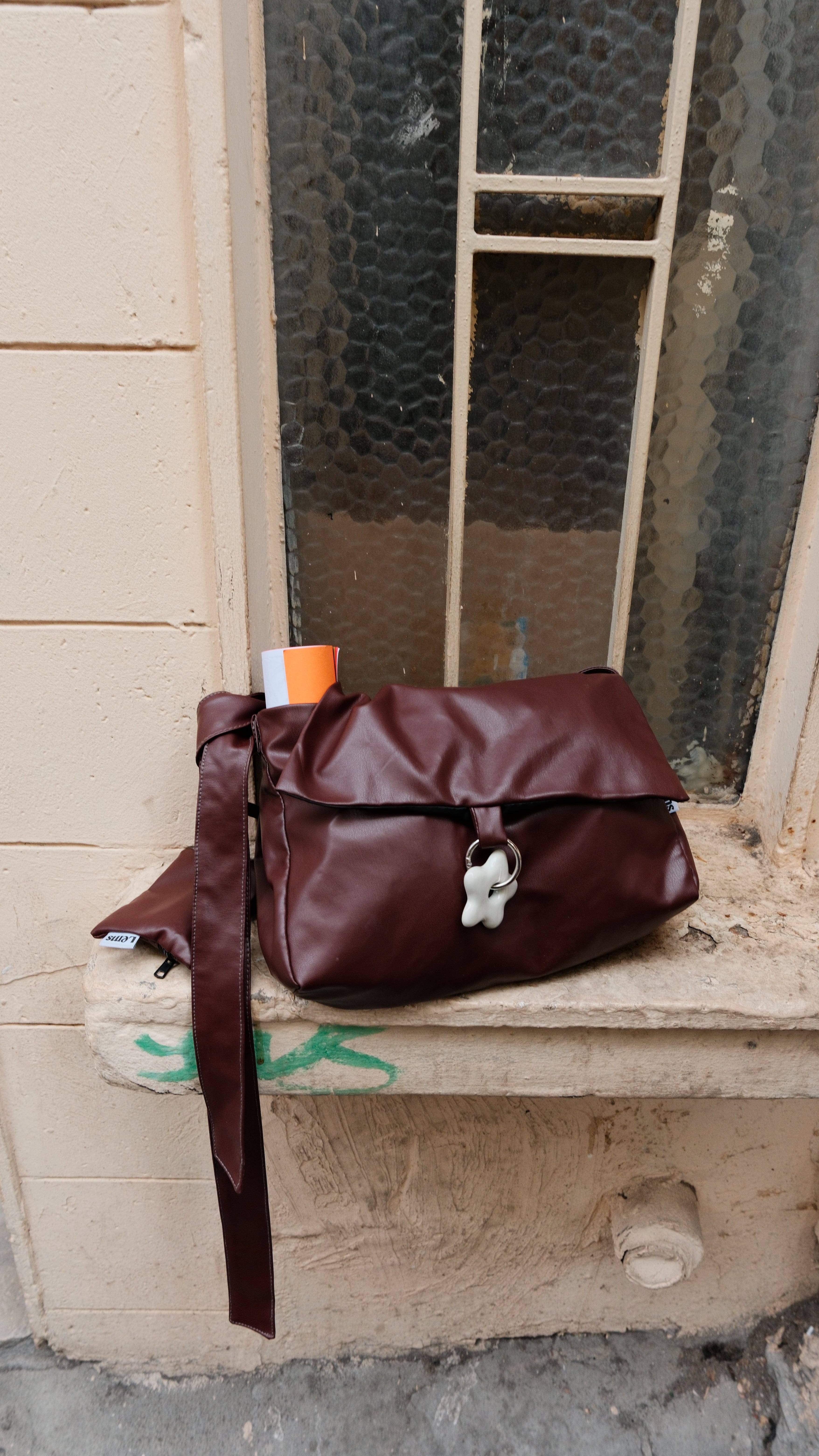 Sylvia / Ruby Red Crossbody Bag