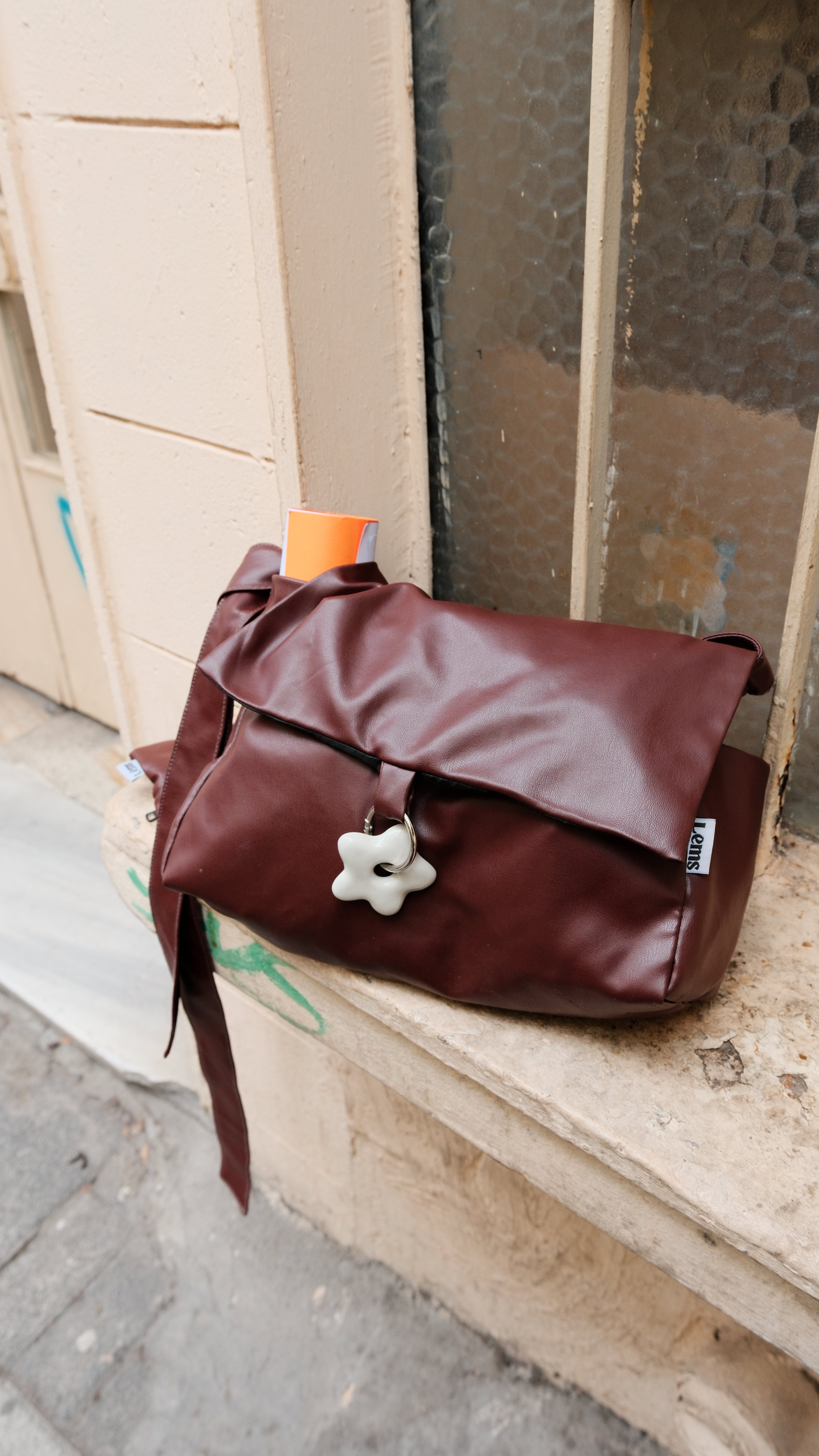 Sylvia / Ruby Red Crossbody Bag
