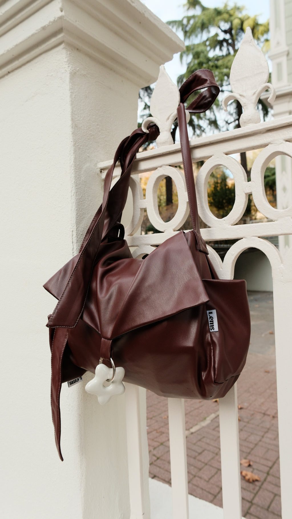 Sylvia / Ruby Red Crossbody Bag