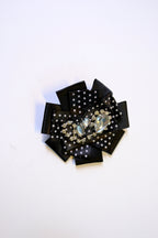 Polka Dot Rosette Brooch