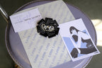 Polka Dot Rosette Brooch