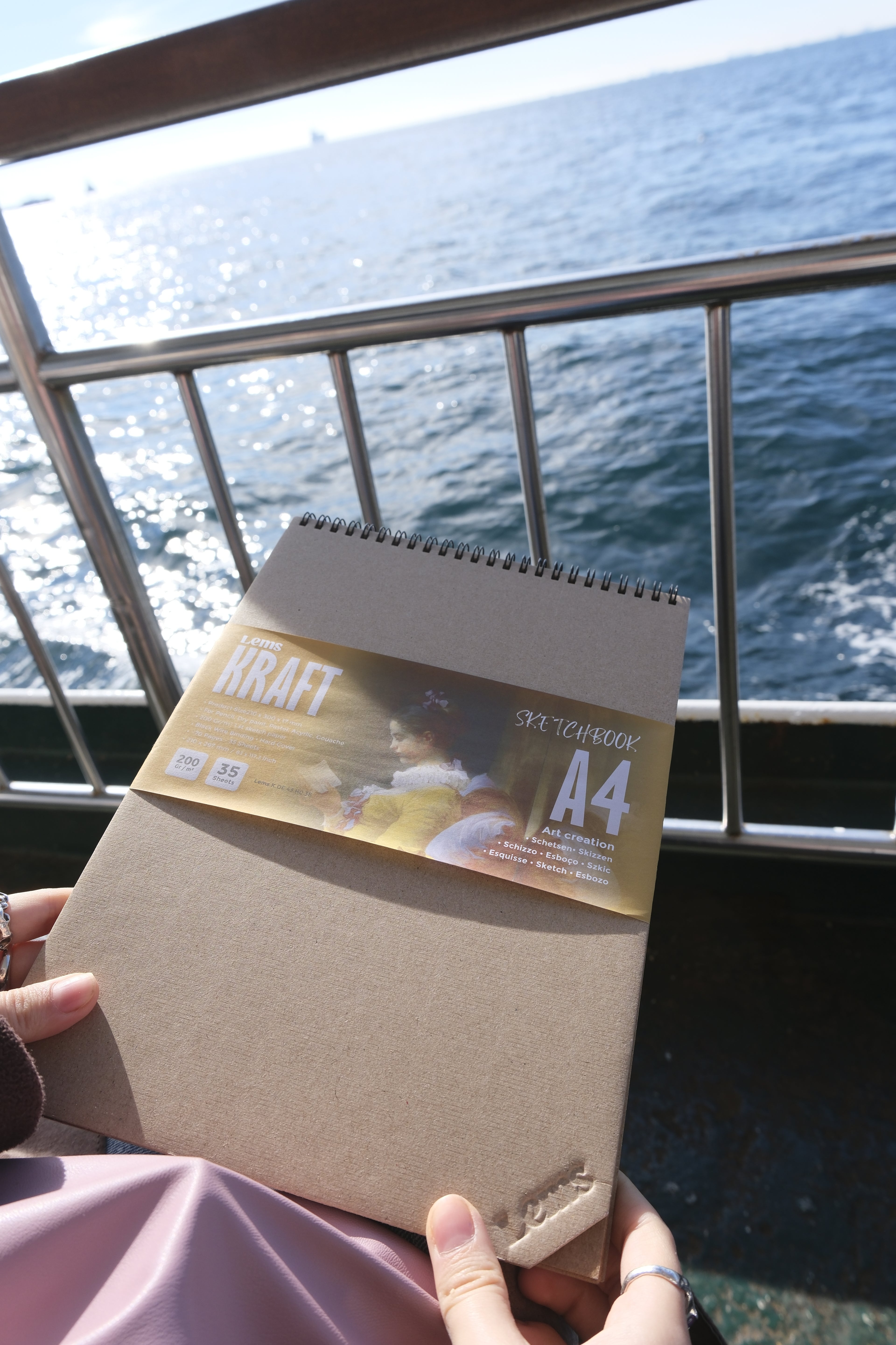 Kraft A4 200gr Eskiz Defteri Sketchbook