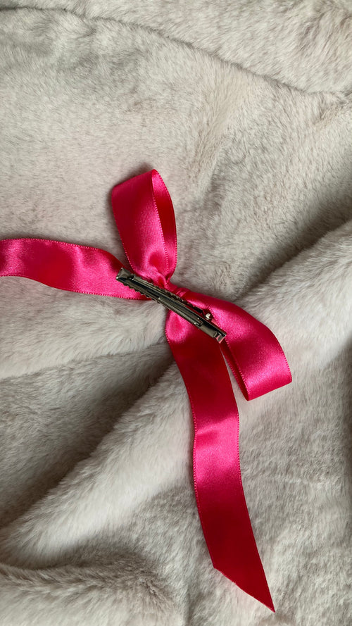 2 Acid Pink Hair Clip