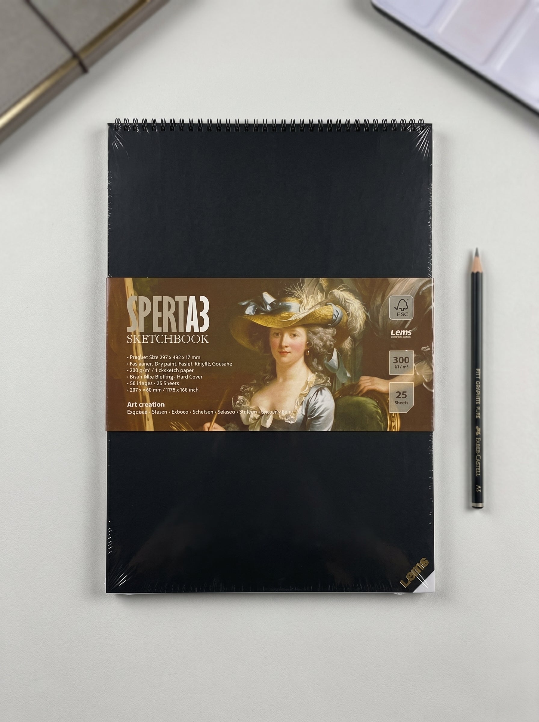Sperta A3 300gr Eskiz Defteri Sketchbook