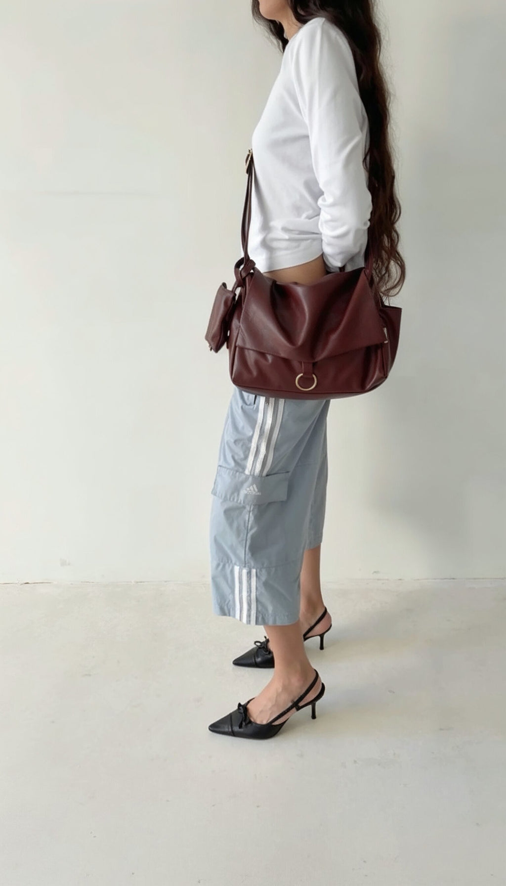 Sylvia / Ruby Red Crossbody Bag