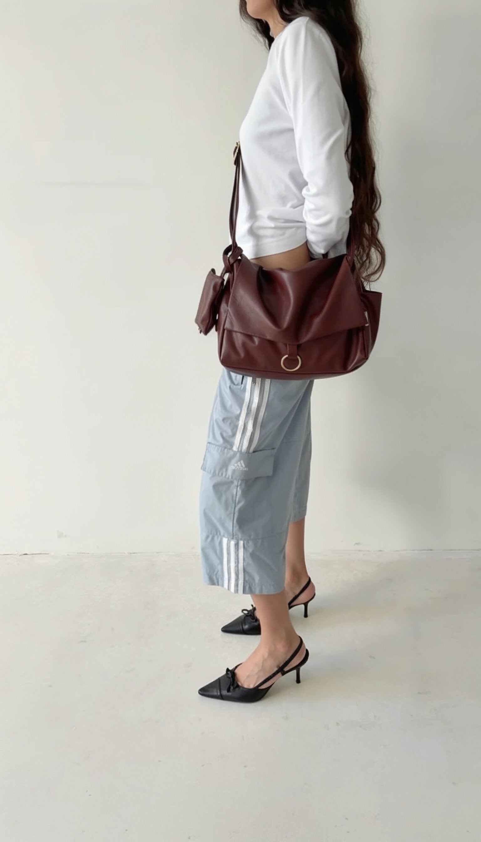 Sylvia / Ruby Red Crossbody Bag