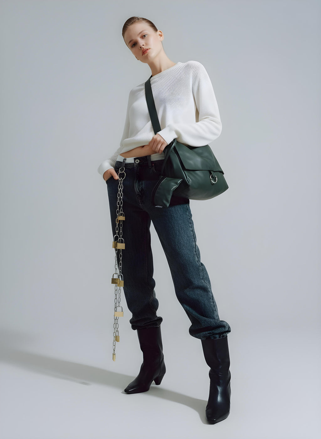 Sylvia / Hunter Crossbody Bag
